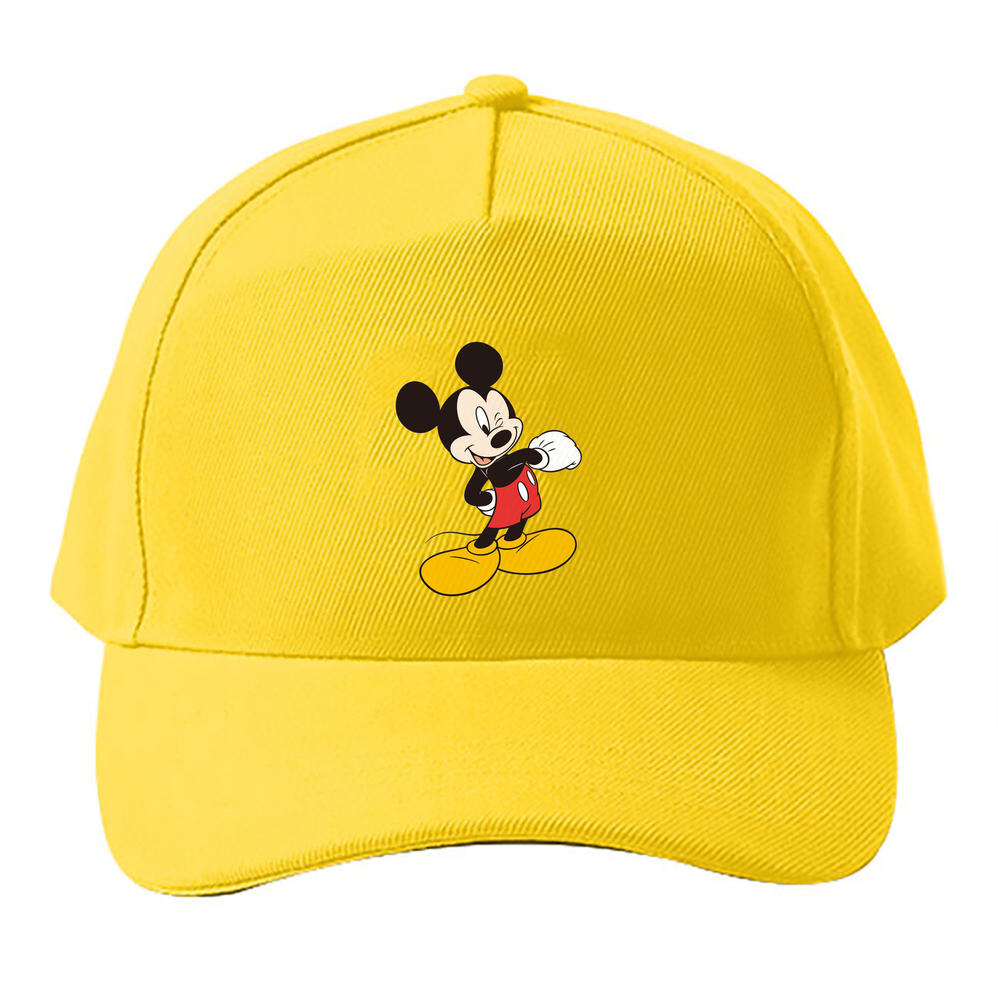 （画像用） ミッキーマウス Mickey Mouse ベースボールキャップ 綿100％ 男女兼用 帽子 スポーツ
